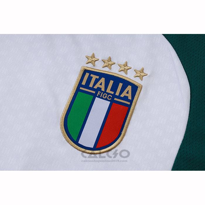 Tuta da Track Italia Manica Corta 2025-2026 Nero - Pantaloncini